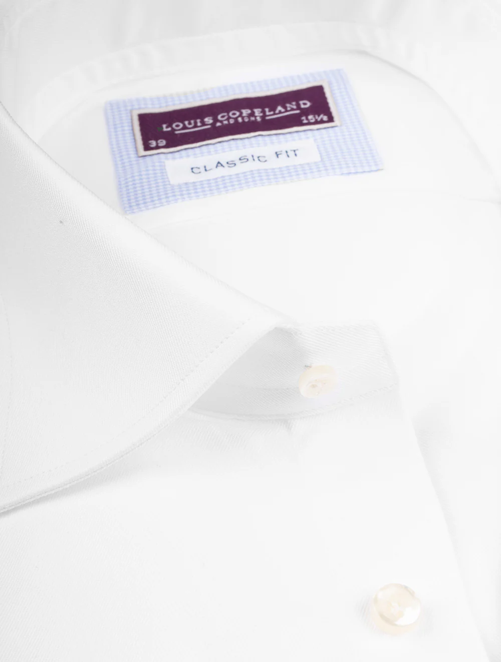 Classic Fit Single Cuff Shirt White - Image 3