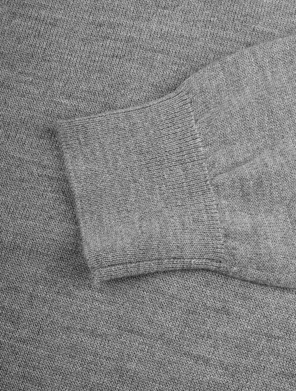 Cashfeel Crewneck Sweater Mid Grey Melange - Image 4