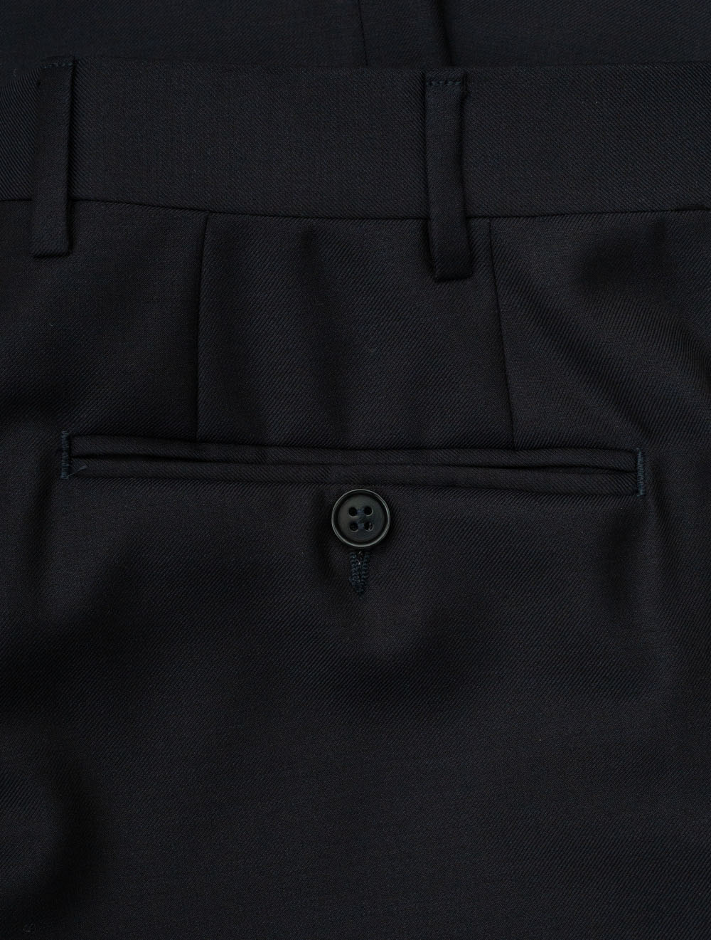 Wool Formal Trousers Navy - Image 4
