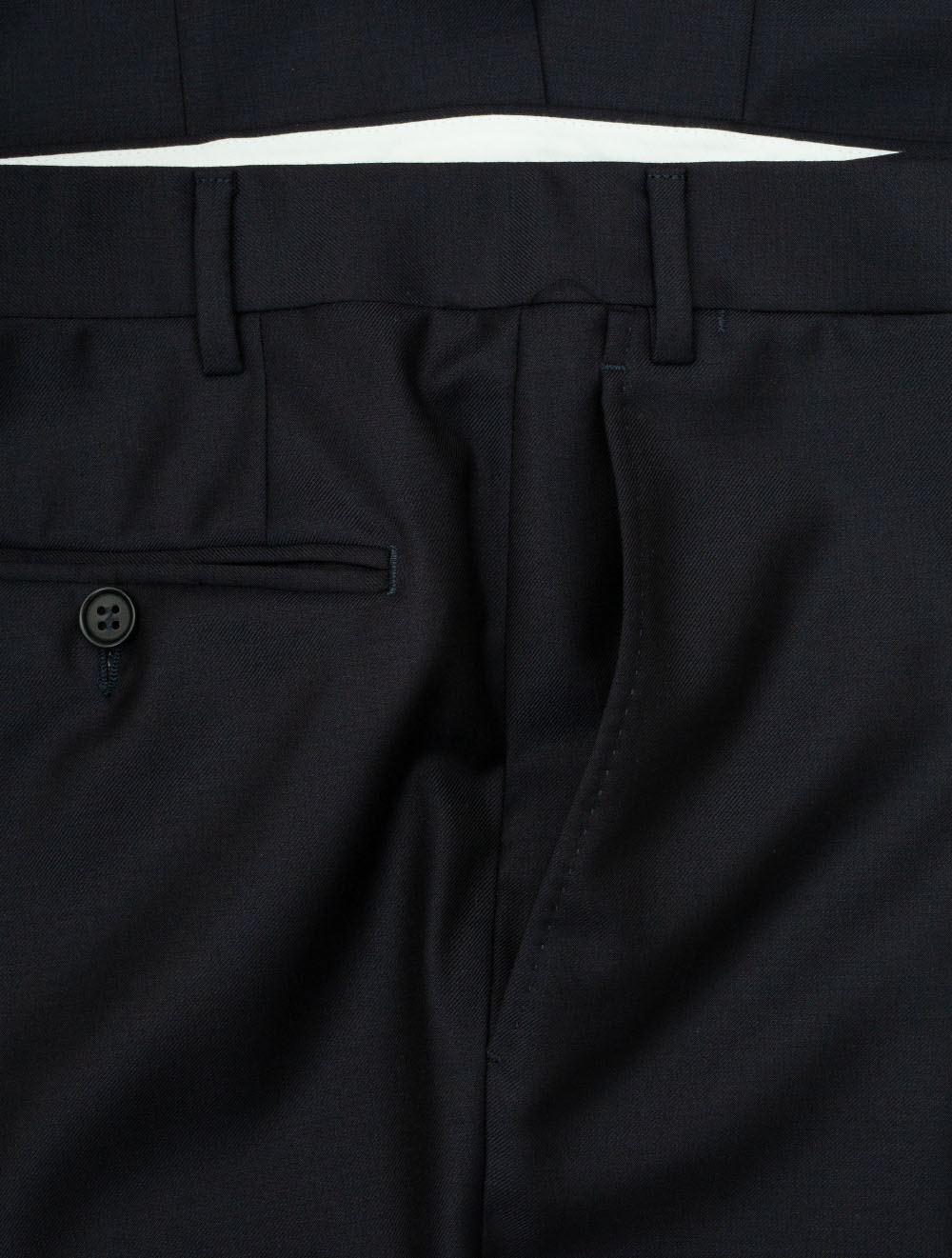 Wool Formal Trousers Navy - Image 5